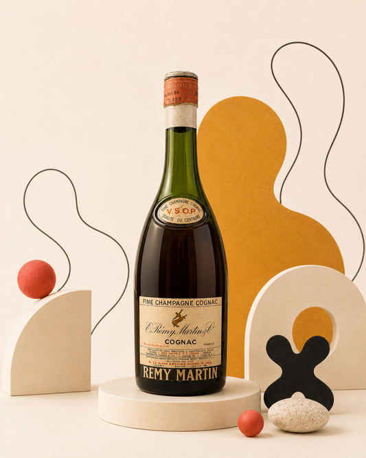 Cognac Rémy Martin V.S.O.P. Fine Champagne - Bottiglia Rara da Collezione (Anni '50) - 75cl